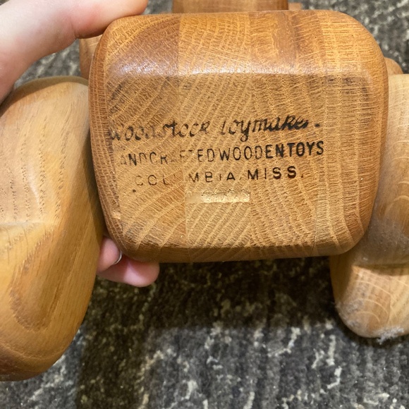 Wooden toy bear - Picture 4 of 5